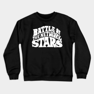 Battle of the Network Stars white version Crewneck Sweatshirt